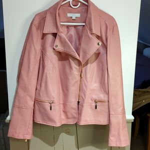 Dusty pink Moto jacket